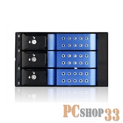 Опция к серверу Procase T3-203-SATA3-BL {Hot-swap корзина }