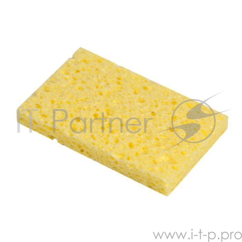 губка для очистки паяльников увлажненная 80x50, желтая