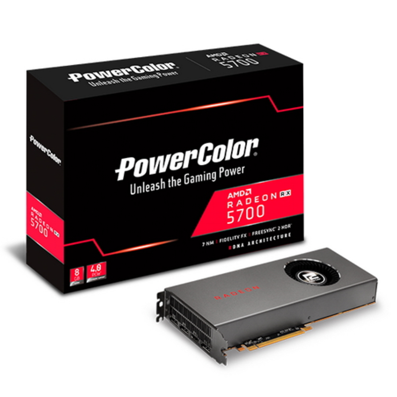 Видеокарта PowerColor PCI-E 4.0 AXRX 5700 8GBD6-M3DH AMD Radeon RX 5700 8192Mb 256bit GDDR6 1465/14000/HDMIx1/DPx3/HDCP Ret