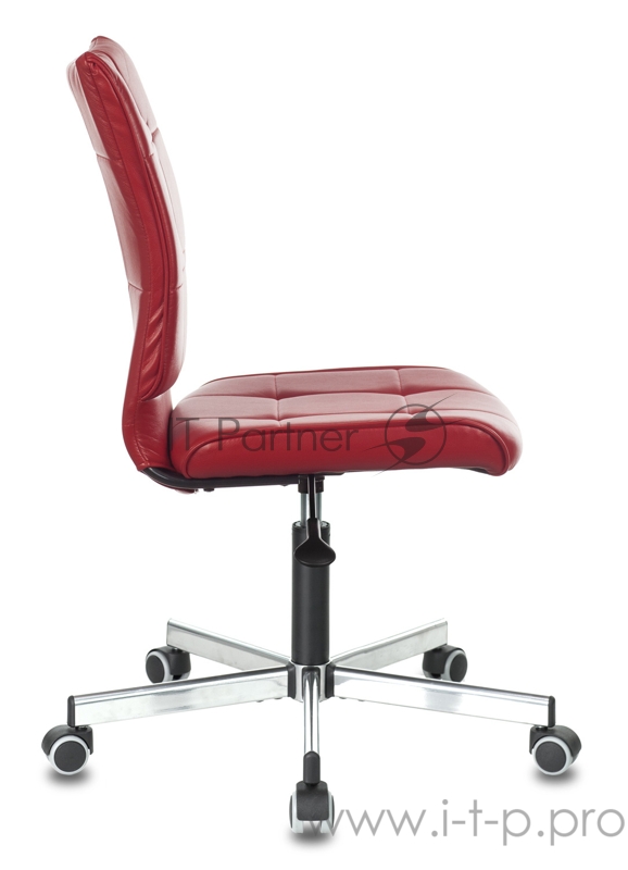 Кресло Бюрократ CH-330M/RED без подлокотников красный Next-13 искусственная кожа крестовина металл