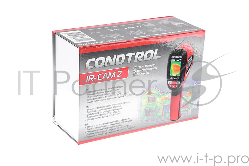 Тепловизор CONDTROL IR-CAM 2 -20+300С ±2% ЖК 212x95x62мм 4xAA