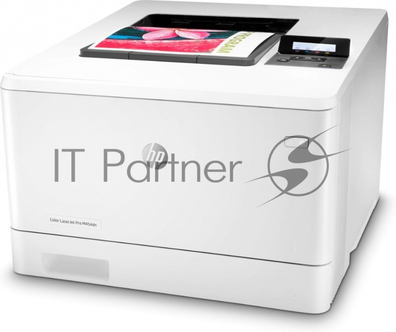 Принтер лазерный HP Color LaserJet Pro M454dn (W1Y44A) { A4,600x600dpi, (27)стр/мин, ImageREt3600,128Mb, Duplex, 2 trays 50+250,USB/ GigEth, ePrint, AirPrint, PS3}