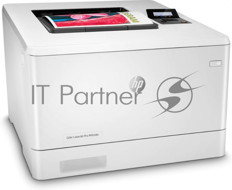 Принтер лазерный HP Color LaserJet Pro M454dn (W1Y44A) { A4,600x600dpi, (27)стр/мин, ImageREt3600,128Mb, Duplex, 2 trays 50+250,USB/ GigEth, ePrint, AirPrint, PS3}