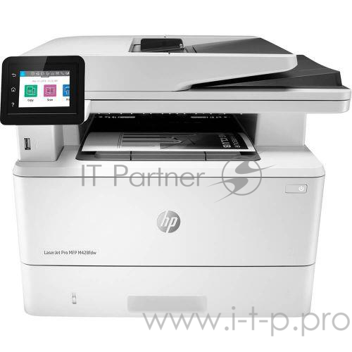 МФУ лазерный, принтер/сканер/копир, HP LaserJet Pro RU M428dw (W1A31A) A4 Duplex Net WiFi белый/черный