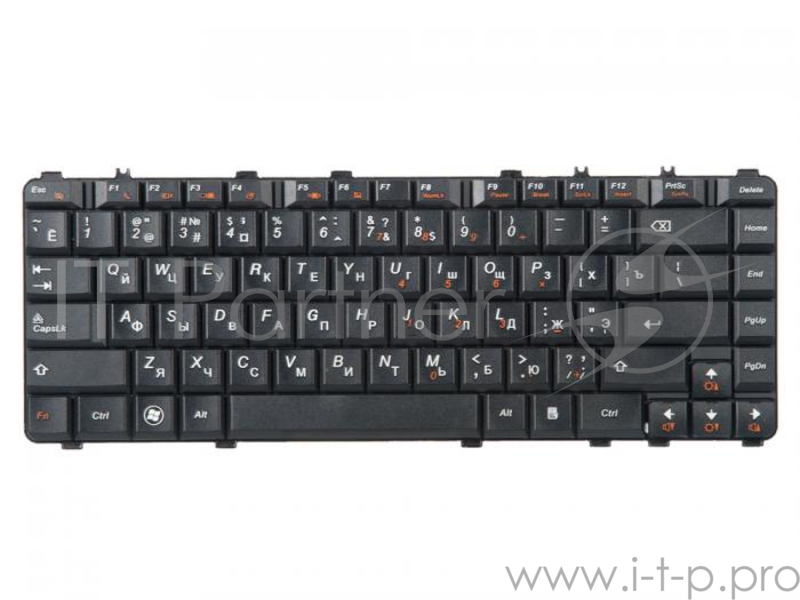 Клавиатура для ноутбука Lenovo Y450, Y550, B460 черная