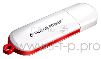 Накопитель USB flash 32ГБ Silicon Power LuxMini 320 SP032GBUF2320V1W, белый (USB2.0)