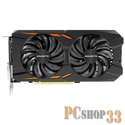 Видеокарта GIGABYTE GeForce GTX 1050 Ti WINDFORCE 4G 4ГБ GV-N105TWF2-4GD (GeForce GTX 1050 Ti, DDR5, DVI, 3xHDMI, DP) (PCI-E)