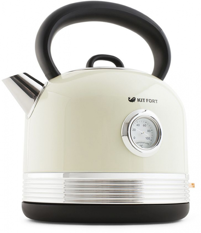 Чайник электрический Kitfort КТ-634-3 бежевый