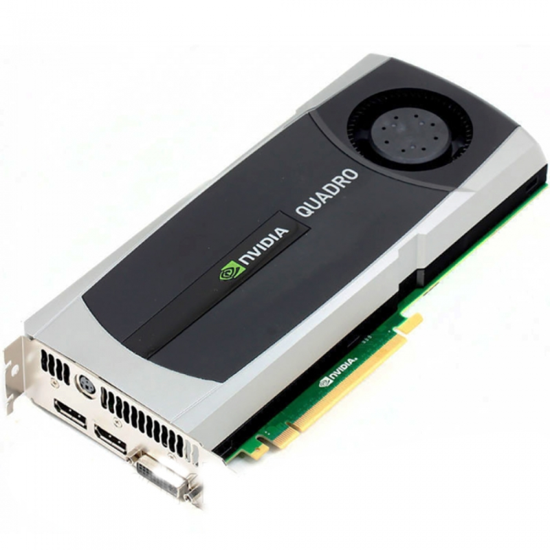 Профессиональная видеокарта PNY NVIDIA Quadro 5000 2.5Gb GDDR5 320bit DPx2, DVI (VCQ5000-BLK-1) OEM