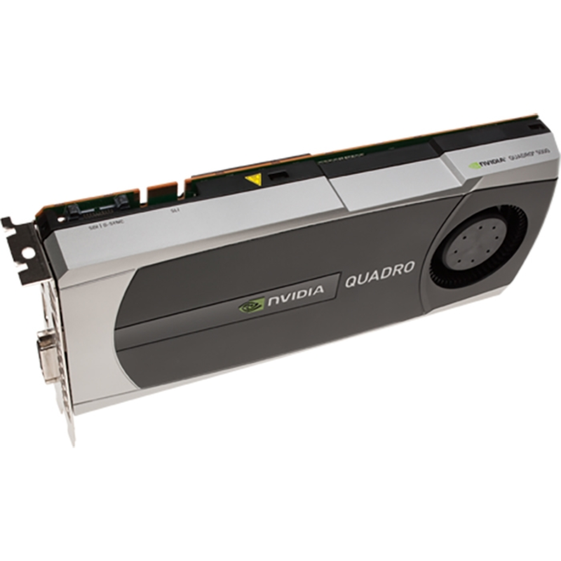Профессиональная видеокарта PNY NVIDIA Quadro 5000 2.5Gb GDDR5 320bit DPx2, DVI (VCQ5000-BLK-1) OEM
