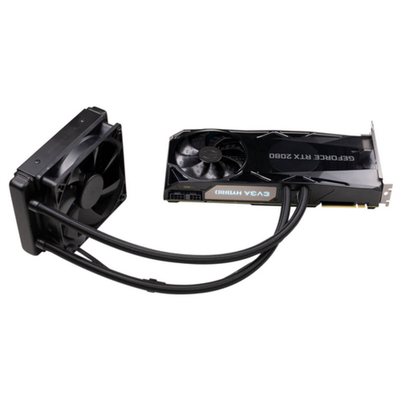 Видеокарты EVGA RTX 2080 XCHYBRID,iCX2,TypeC+HDMI+3DP 08G-P4-2184-KR RTL {4}