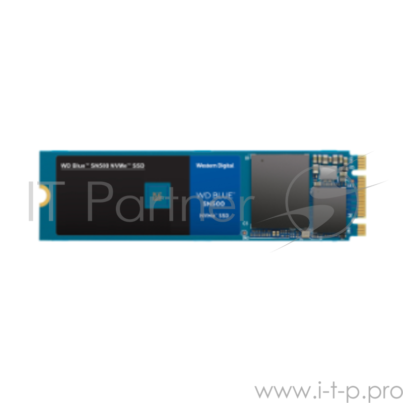 SSD жесткий диск M.2 2280 500GB TLC BLUE WDS500G1B0C WDC