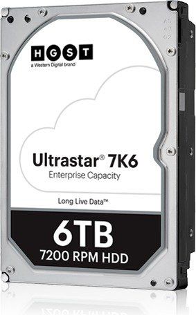 Жесткий диск HGST SATA-III 6Tb 0B36039 HUS726T6TALE6L4 Ultrastar 7K6 (7200rpm) 256Mb 3.5