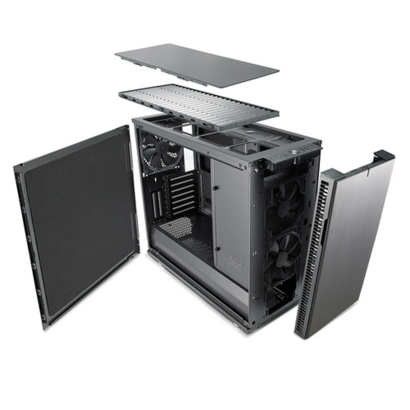 Корпуса Fractal Fractal Design Define R6 USB-C Gunmetal FD-CA-DEF-R6C-GY (701170)