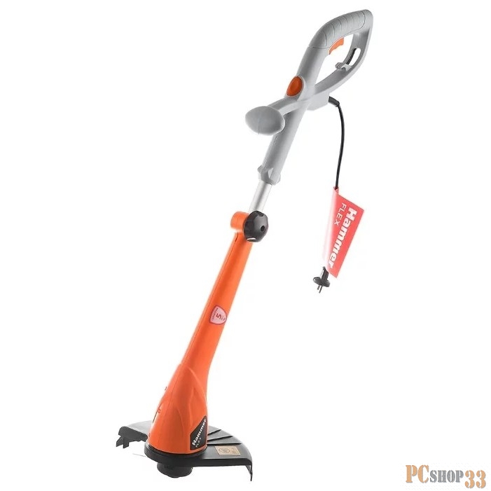 Триммер Hammer Flex ETR450 Триммер 501053 { 450Вт нижний двигатель, полуавт. подача лески 14000об/мин }