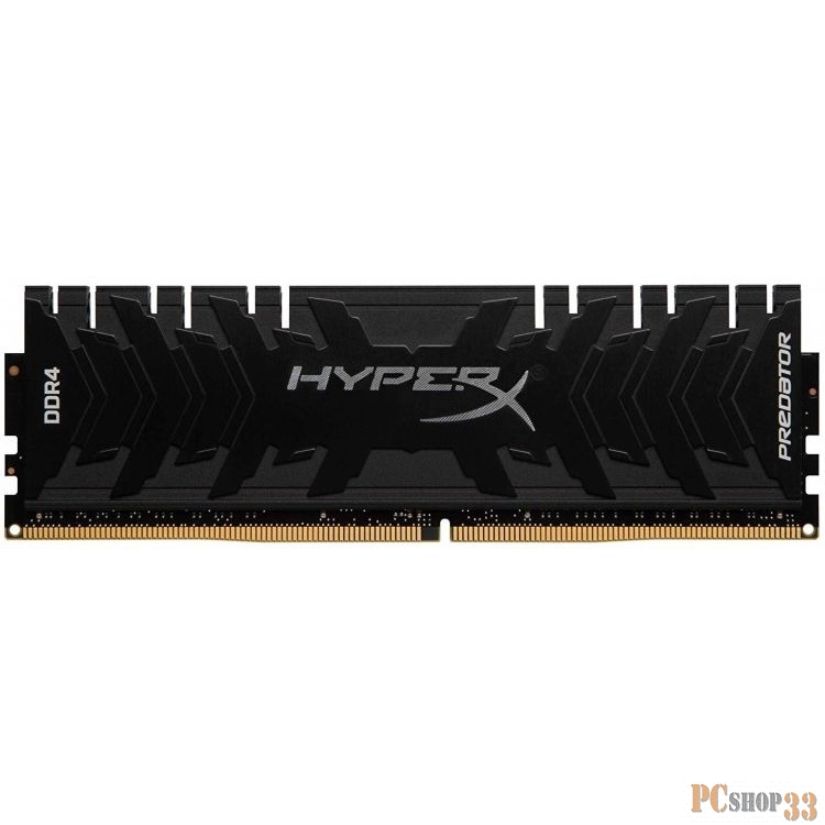 Память DDR4 8GB Kingston DDR4 3333 DIMM XMP HyperX Predator Black Gaming Memory HX433C16PB3/8 Non-ECC, CL16, 1.35V, RTL