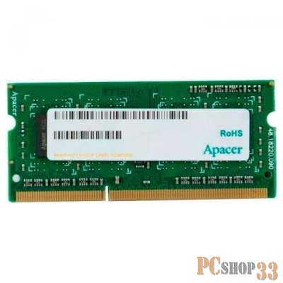 4GB Apacer DDR4 2133 SO DIMM ES.04G2R.KDH Non-ECC, CL15, 1.2V, AS04GGB13CDTBGH, 1R, 512x8, RTL