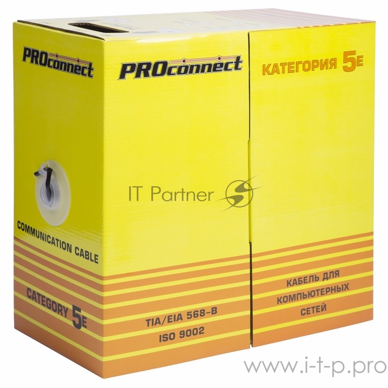 Кабель Proconnect (01-0054) Кабель UTP CAT5e 4 пары (305м) 0.51 мм OUTDOOR