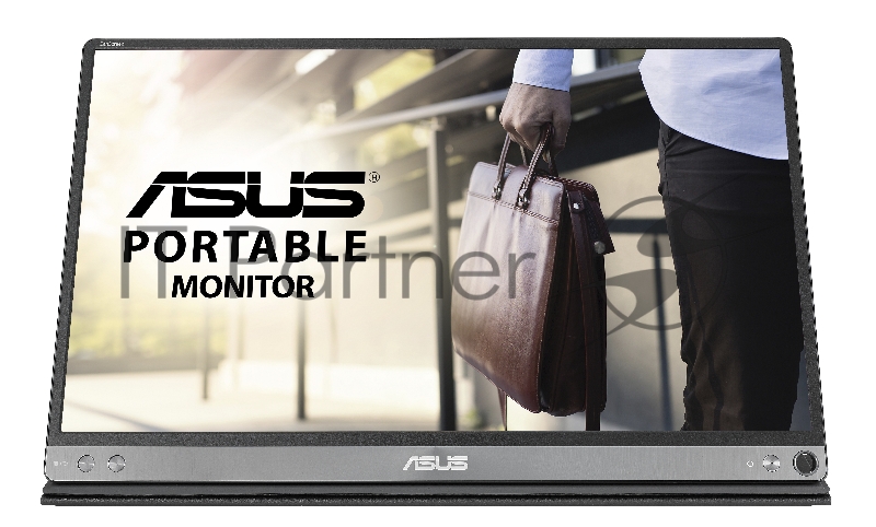 МОНИТОР 15.6 ASUS MB16AC Black (IPS, LED, Wide, 1920x1080, 160°/160°, 200 cd/m, 800:1, +USB, )
