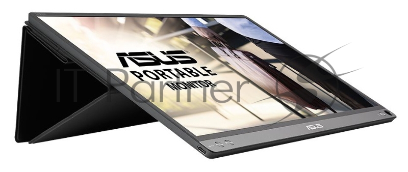 МОНИТОР 15.6 ASUS MB16AC Black (IPS, LED, Wide, 1920x1080, 160°/160°, 200 cd/m, 800:1, +USB, )