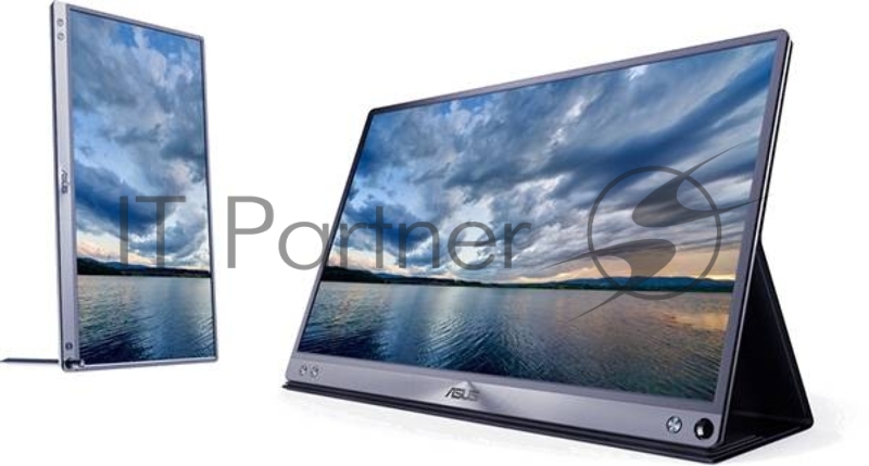 МОНИТОР 15.6 ASUS MB16AC Black (IPS, LED, Wide, 1920x1080, 160°/160°, 200 cd/m, 800:1, +USB, )