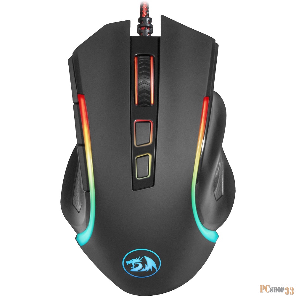 Мышь игровая проводная Griffin оптика,RGB,7200dpi Redragon