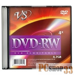 Диски DVD-RW 4.7Gb VS 4х Slim