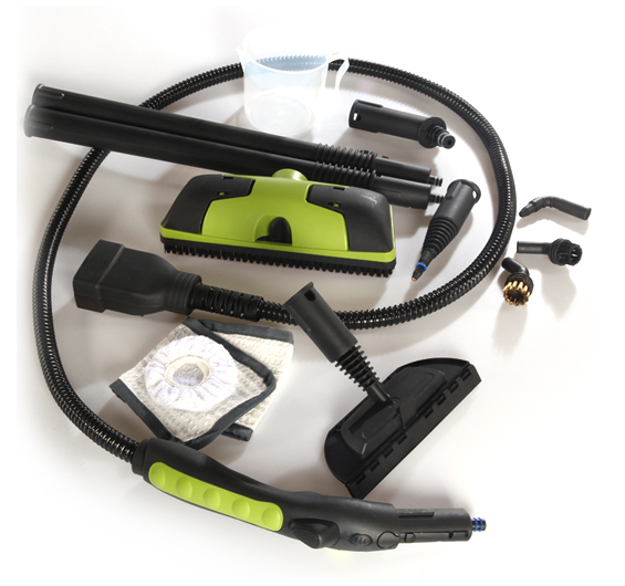 Пароочиститель напольный Kitfort КТ-903 2000Вт зеленый