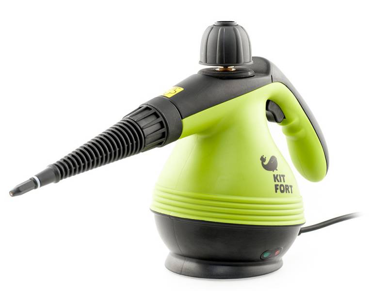 Пароочиститель ручной Kitfort КТ-906 1200Вт зеленый