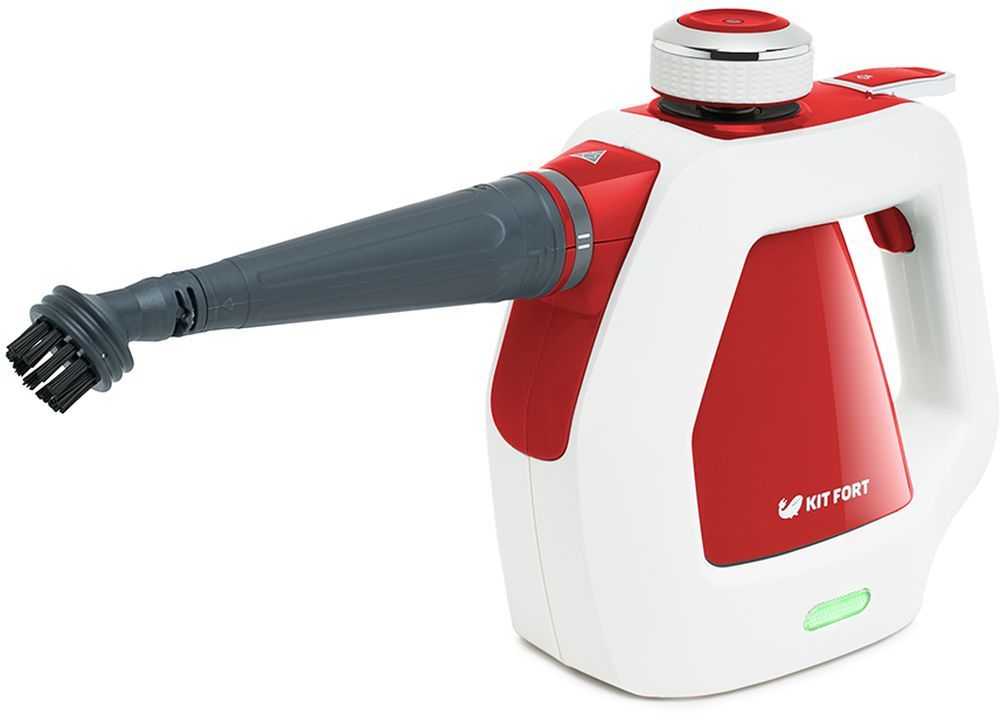 Пароочиститель ручной Kitfort КТ-918-1 1000Вт красный