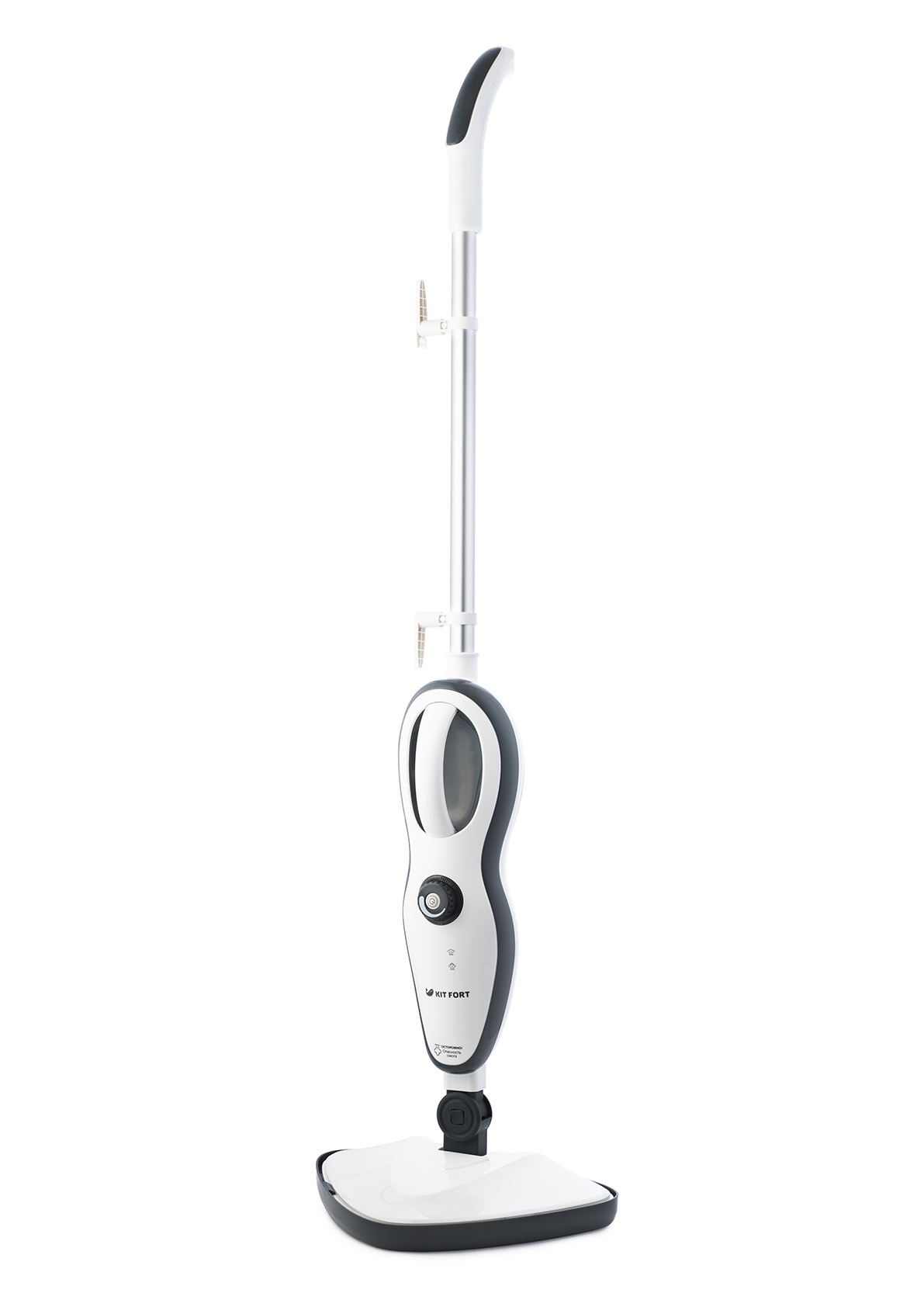 Паровая швабра Kitfort КТ-1008 белый/черный