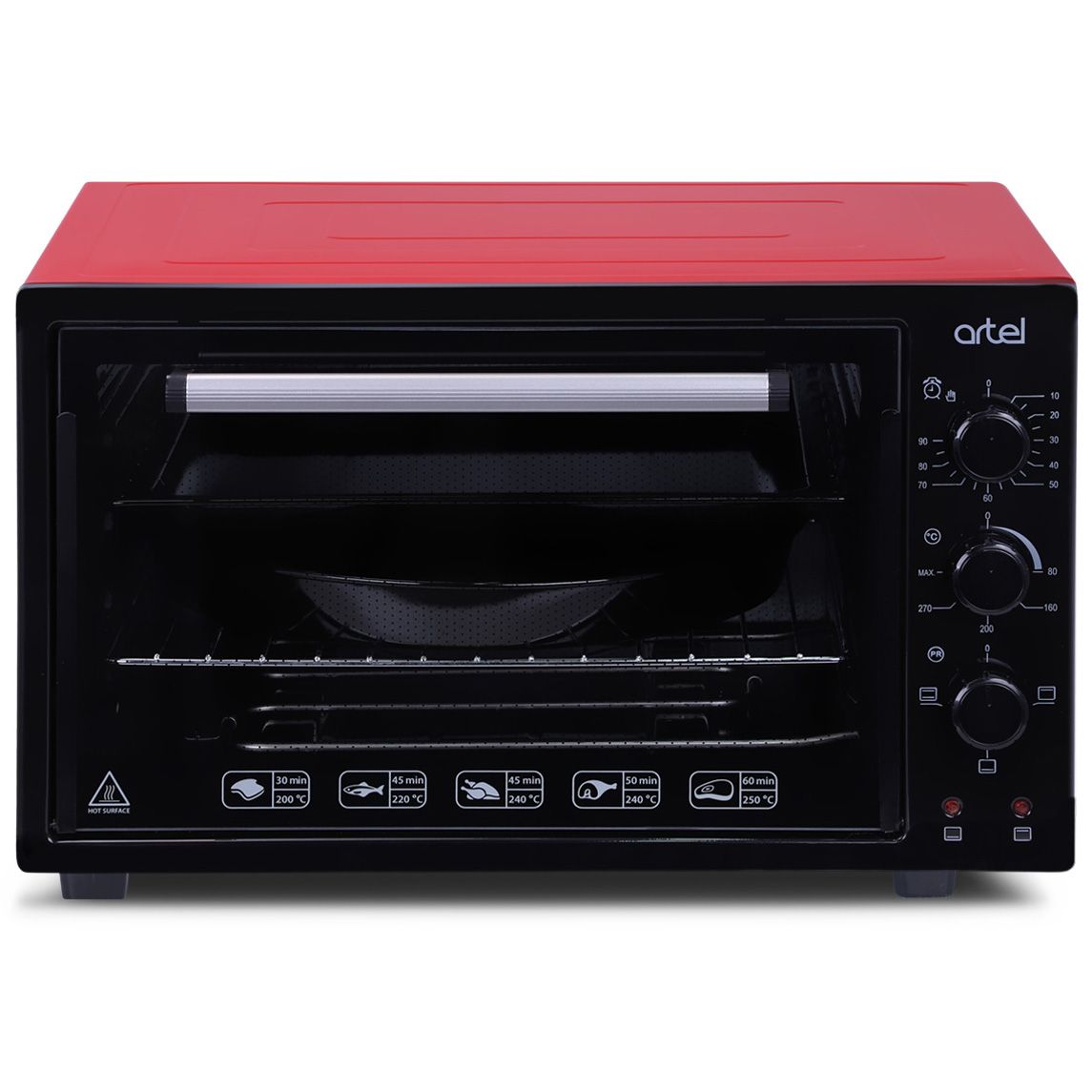 Мини печь ARTEL MD 3618 L чёрно-красная