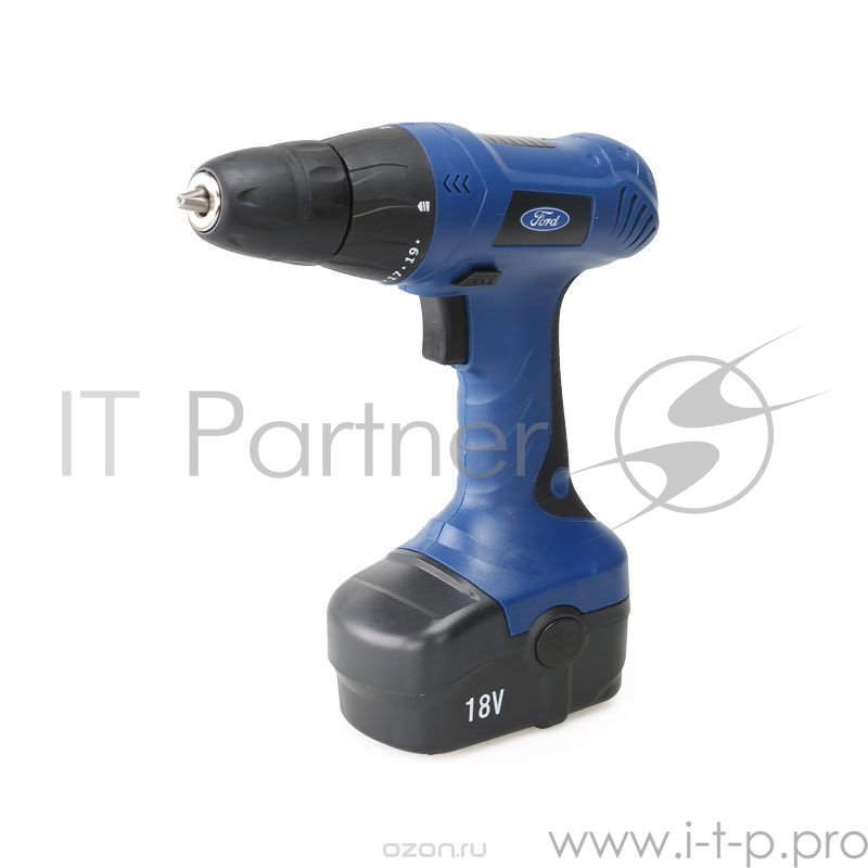 Дрель-шуруповерт FORD FS-53 NICD-2B-1H Ni-Cd 2х18В 18Нм аккумуляторная