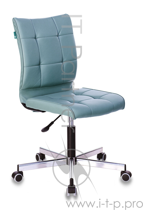 Кресло Бюрократ CH-330M/GREY без подлокотников серый Linkoln искусственная кожа крестовина металл