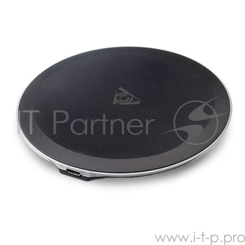 Универсальная беспроводная зарядка Qi Qcyber Mobile QW-1 10Вт. Функция быстрого заряда. LED индикатор по кругу