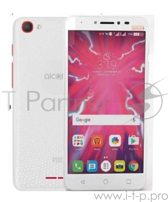 Смартфон ALCATEL 5023F PIXI POWER DUOS PURE WHITE