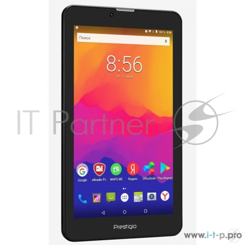 Смартфон Prestigio Wize 3427 3G, PMT3427_3G_C_CIS, Dual SIM, 3G, 7''(1024*600)IPS display, Android 7.0, up to 1.3GHz quad core, 1GB DDR, 8GB Flash, 0.3MP Front + 2.0MP rear cameracolor/Dark Gray