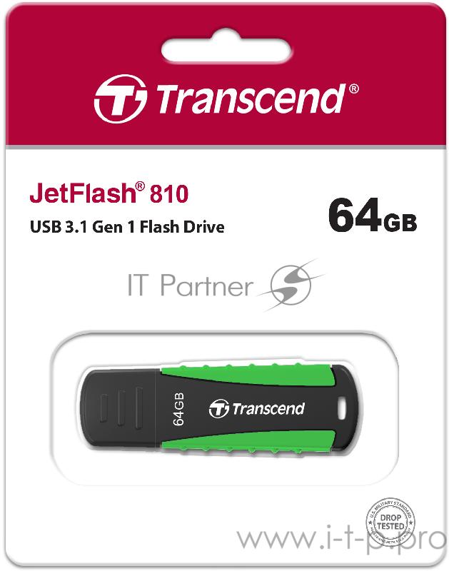 Носитель информации Transcend USB Drive 64Gb JetFlash 810 TS64GJF810 {USB 3.0}