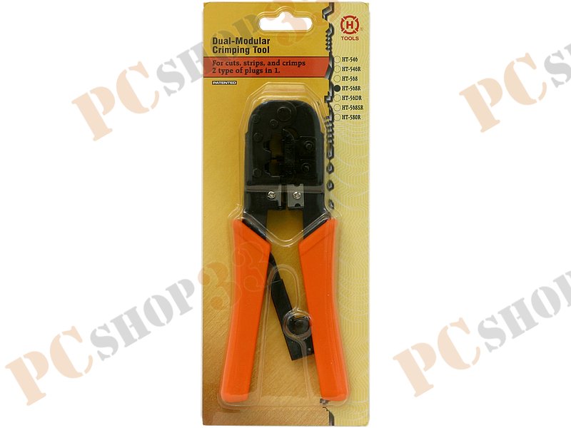 Инструмент клещи обжимные HT-568R (RJ-45, RJ-11, RJ-12(UTP))
