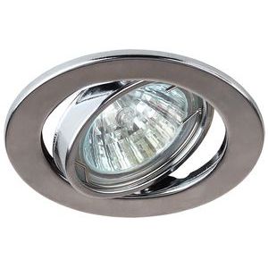 Светильник Эра C0043807 ST2A CH штампованный поворотный MR16,12V/220V, 50W хром