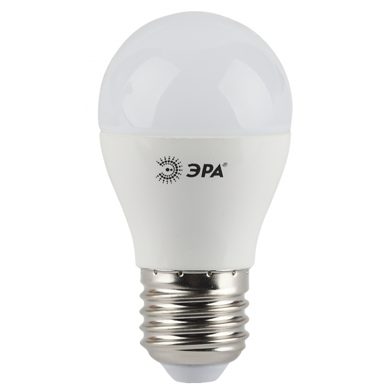 Светодиодная лампа ЭРА Б0028488 шарик LED smd P45-5w-840-E27