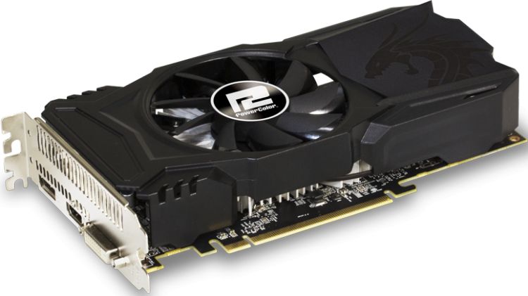 Видеокарта 4Gb (PCI-E) PowerColor RX 560 (AXRX 560 4GBD5-DHA) (RX 560, GDDR5, 256 bit, HDCP, DVI, HDMI, DP, retail)