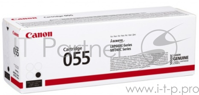 Тонер Картридж Canon 055 BK 3016C002 черный (2300стр.) для Canon MF746Cx/MF744Cdw/MF742Cdw/LBP6
