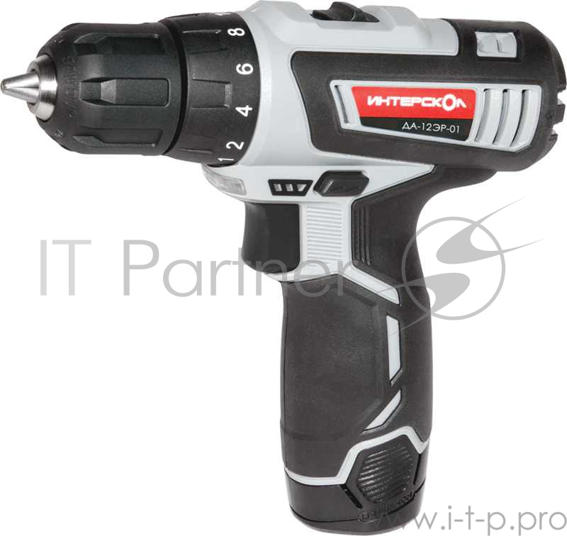 Дрель-шуруповерт Интерскол ДА-12ЭР-01 аккум. патрон:быстрозажимной (кейс в комплекте)