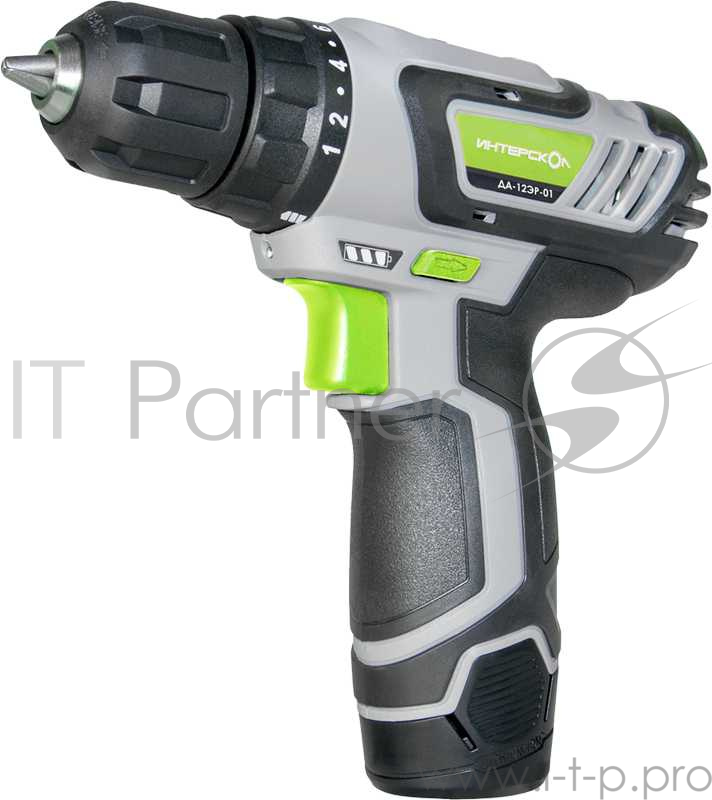 Дрель-шуруповерт Интерскол ДА-12ЭР-01 ДМ аккум. патрон:быстрозажимной (кейс в комплекте)