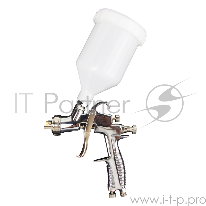 Краскопульт WESTER FPG-30 LVLP, 0.6л верхн.бак(нейлон), 1.5мм, 2-3.5бар, 85-110л/мин