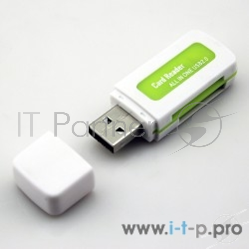 Устройство считывания USB 2.0 Card Reader Micro ORIENT CR-011G SDHC/SDXC/microSD/MMC/MS/MS Duo/M2