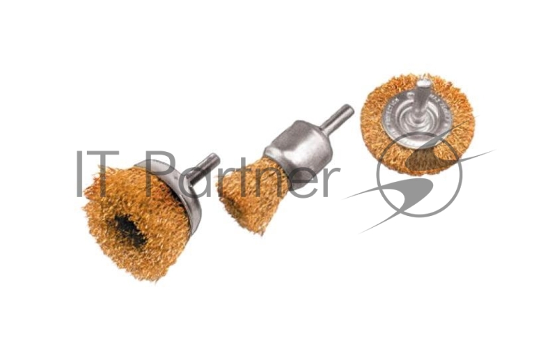 Кордщетка FIT 38563 набор 3 шт (колесо 50мм чашка 50мм венчик 25мм)