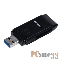 Устройство считывания USB 3.0 Card Reader/W Mini SDXC/SD3.0/SDHC/microSD/T-Flash (CR-017B) черный