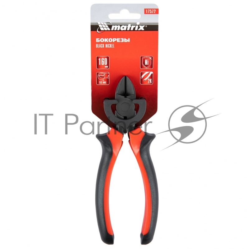 Бокорезы MATRIX 17572 black nickel 160мм двухкомпонентные рукоятки